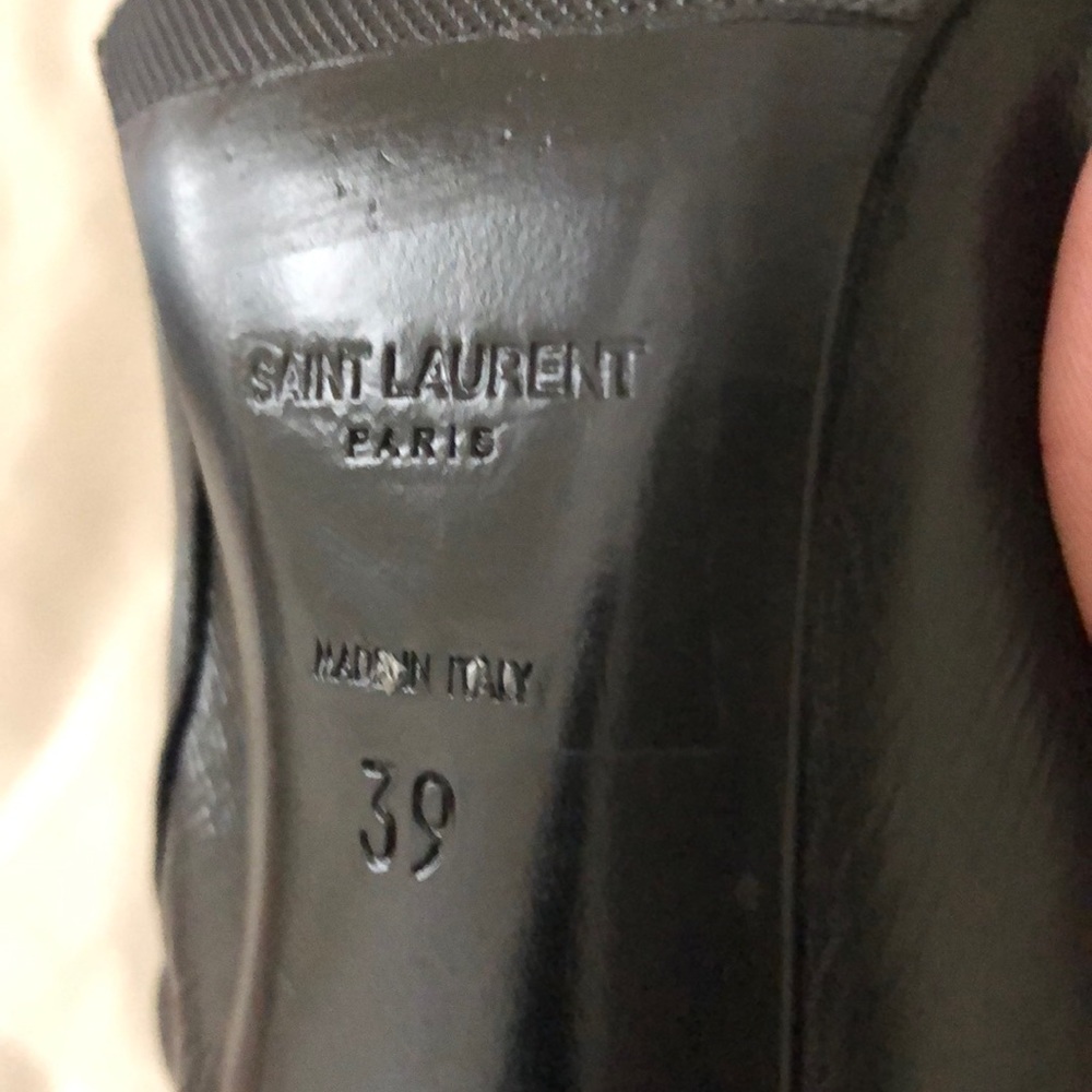 Saint Laurent black heeled booties - Picture 5 of 5